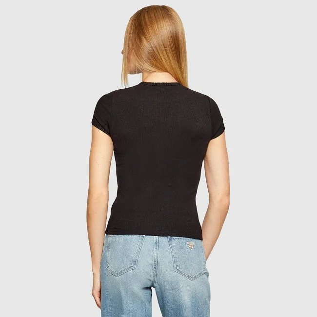 Camiseta Tommy Hilfiger Negra Mujer