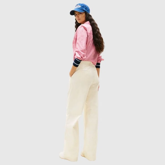 Pantalón Tommy Hilfiger Beige Mujer