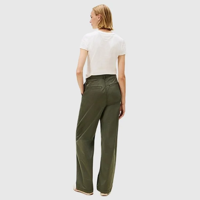 Pantalón Tommy Hilfiger Verde Mujer