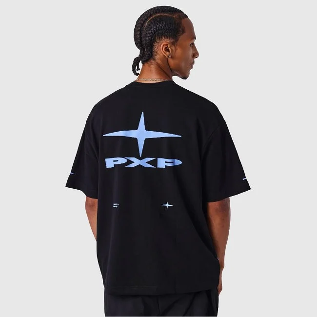 Camiseta Project x Paris Negra Hombre