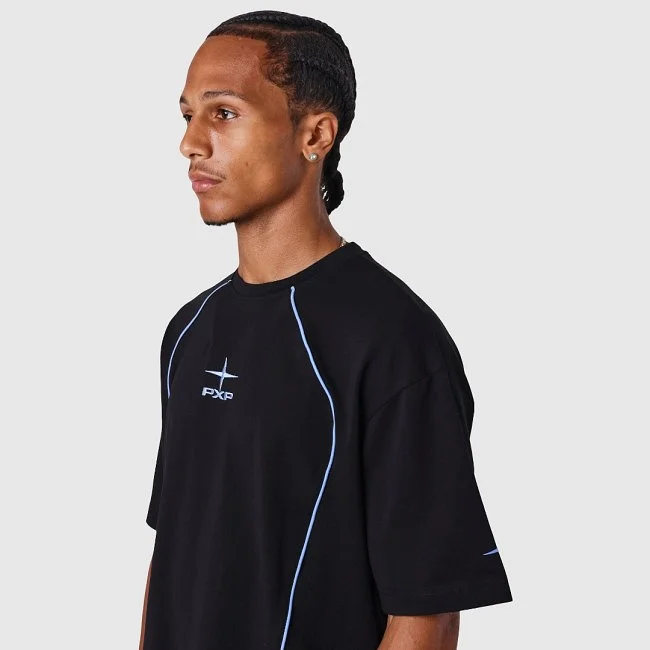 Camiseta Project x Paris Negra Hombre