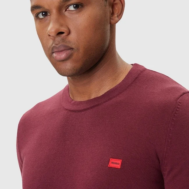 Jersey Hugo Burdeos Hombre