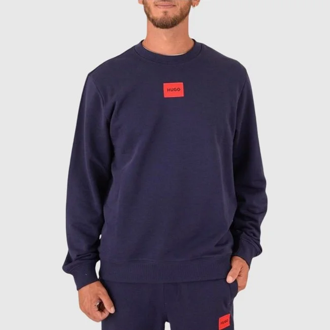 Sudadera Hugo Azul Marino Hombre Sudadera Hugo Azul Marino Hombre