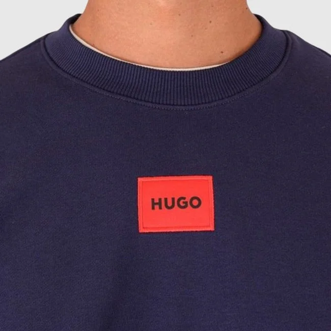 Sudadera Hugo Azul Marino Hombre Sudadera Hugo Azul Marino Hombre