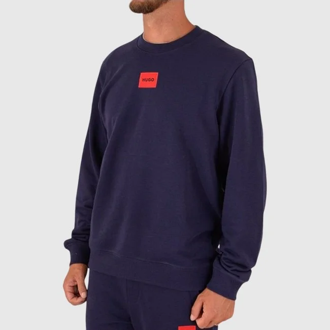 Sudadera Hugo Azul Marino Hombre Sudadera Hugo Azul Marino Hombre