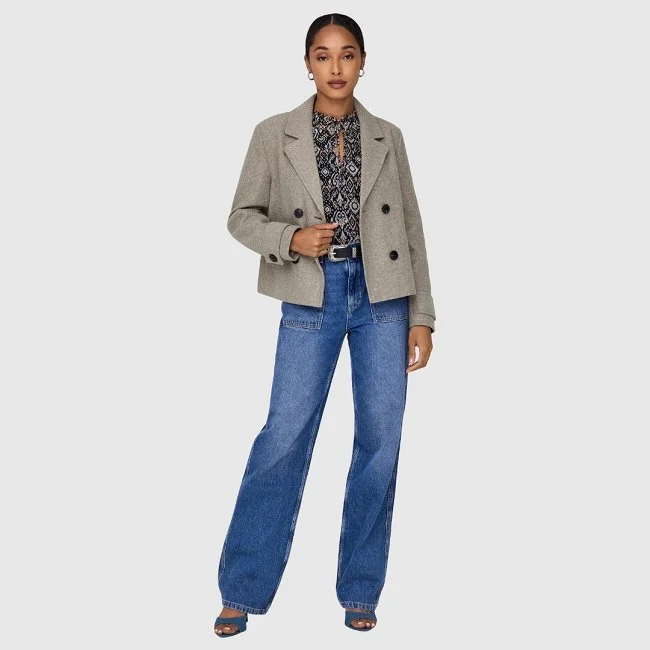 Chaqueta ONLY Gris Mujer