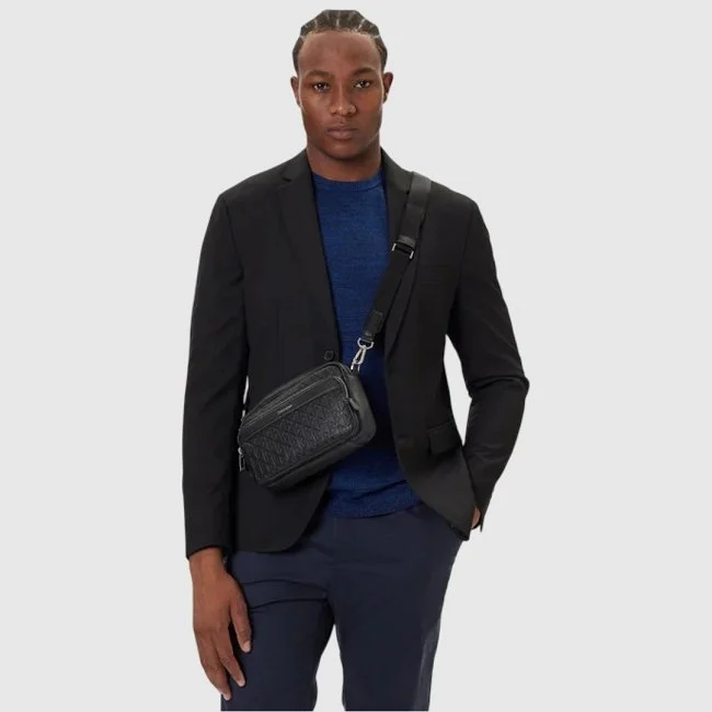 Bandolera Calvin Klein Negra Hombre