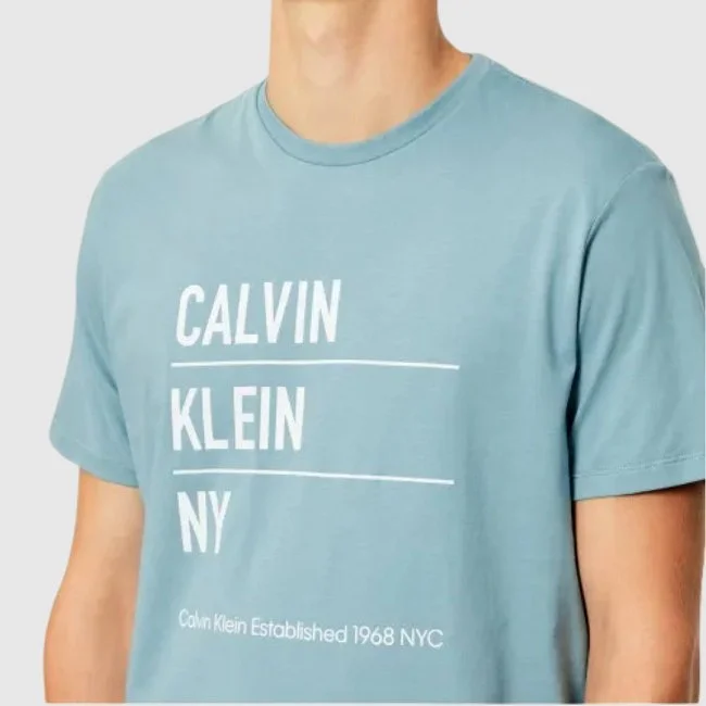 Camiseta Calvin Klein Azul Hombre