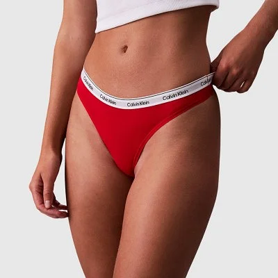 Tanga Calvin Klein Rojo Mujer