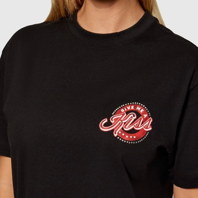 Camiseta Guess Negra Mujer