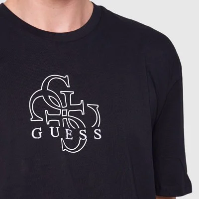 Camiseta Guess Negra Hombre 2