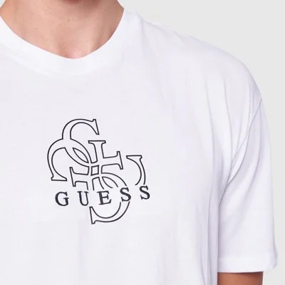 Camiseta Guess Blanca Hombre 2