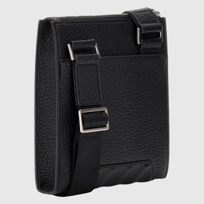 Bandolera Guess Negra Hombre