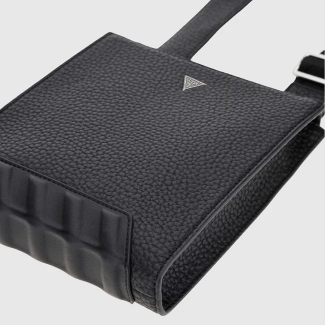 Bandolera Guess Negra Hombre