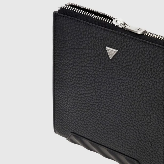 Bandolera Guess Negra Hombre