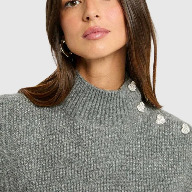 Jersey Morgan Gris Mujer