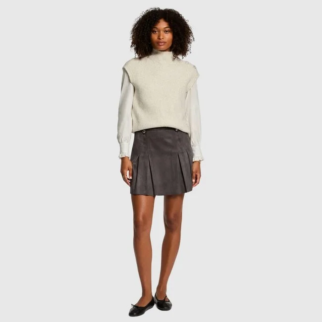 Jersey Morgan Marfil Mujer