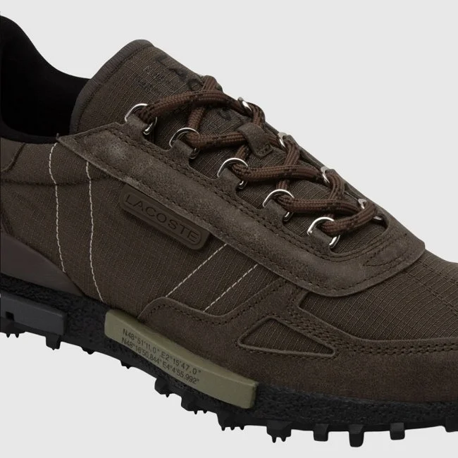 Zapatillas Lacoste Marrones Hombre