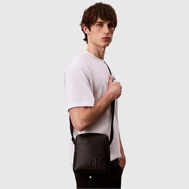 Bandolera Calvin Klein Negra Hombre
