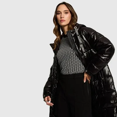 Chaqueta Morgan Negra Mujer 2