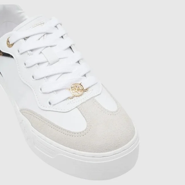 Zapatillas Guess Blancas y Beige Mujer
