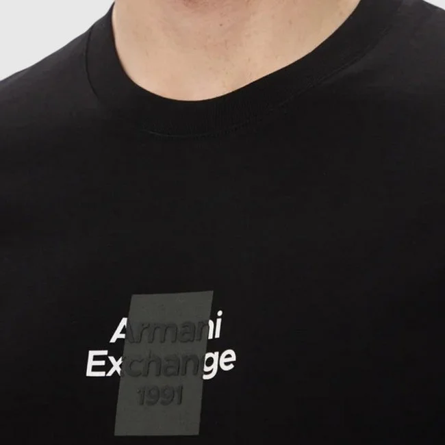 Camiseta Armani Exchange Negra Hombre