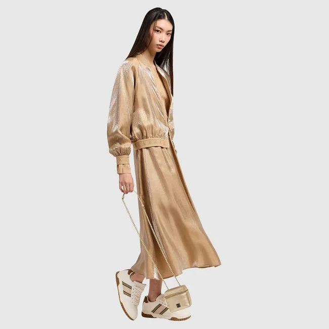 Chaqueta Armani Exchange Dorada Mujer