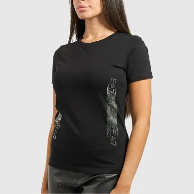 Camiseta Armani Negra Mujer 2
