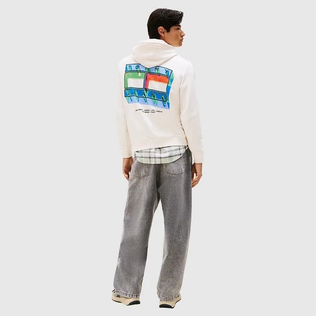 Sudadera Tommy Hilfiger Blanca Hombre