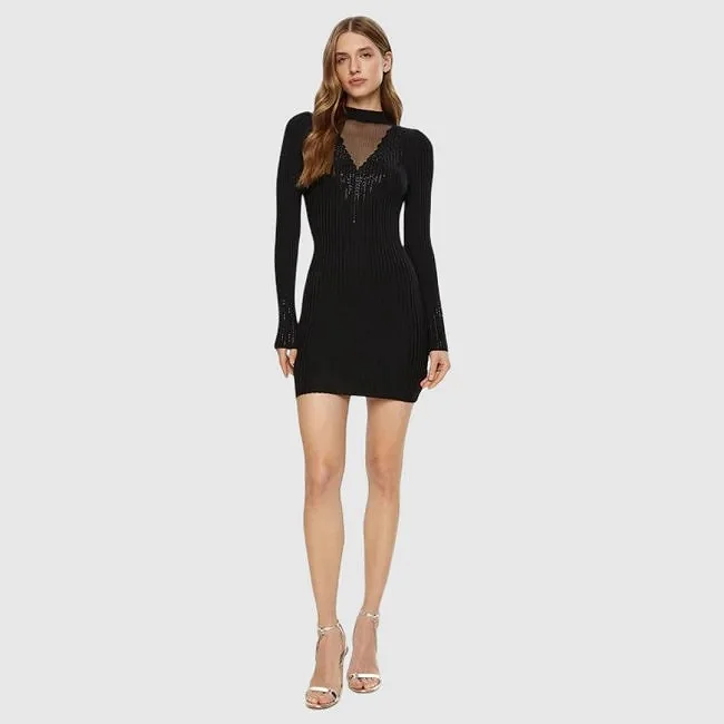 Vestido Guess Negro Mujer