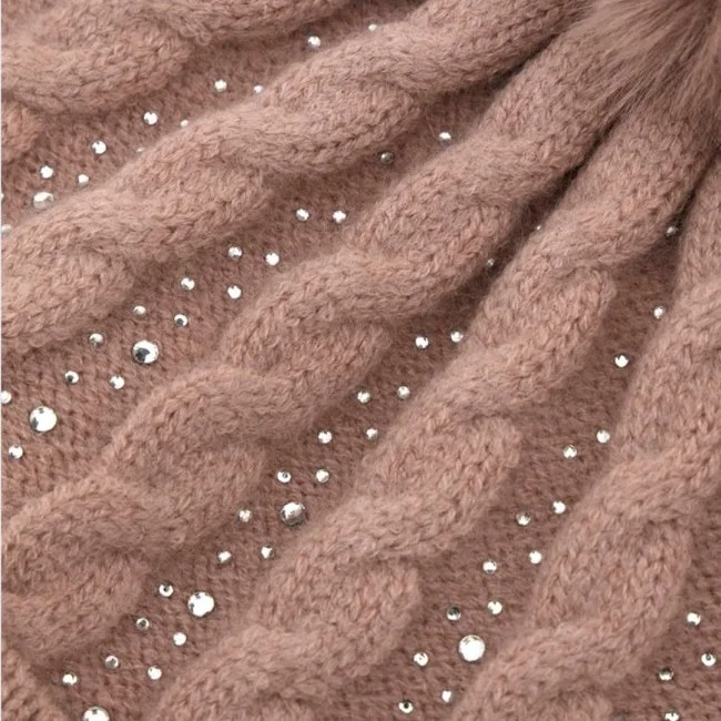 Gorro Guess Rosa Mujer