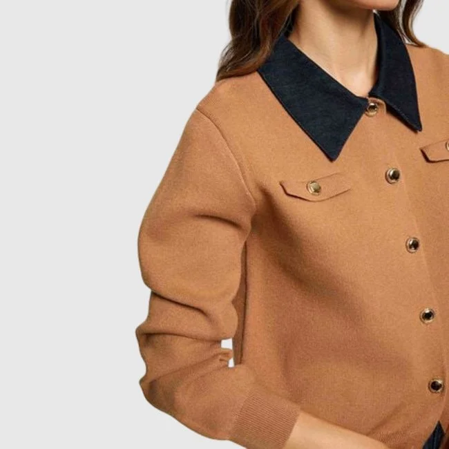 Camisa Morgan Beige Mujer