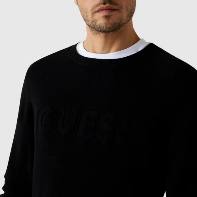 Jersey Guess Negro Hombre
