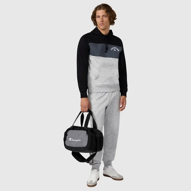 Sudadera Champion Negra y Gris Hombre