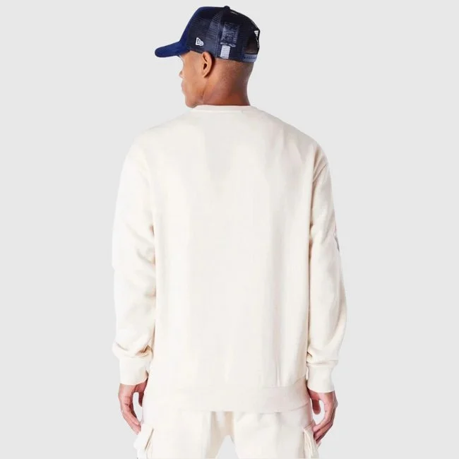 Sudadera New Era Beige Hombre