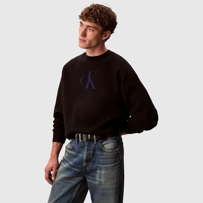 Sudadera Calvin Klein Negra Hombre