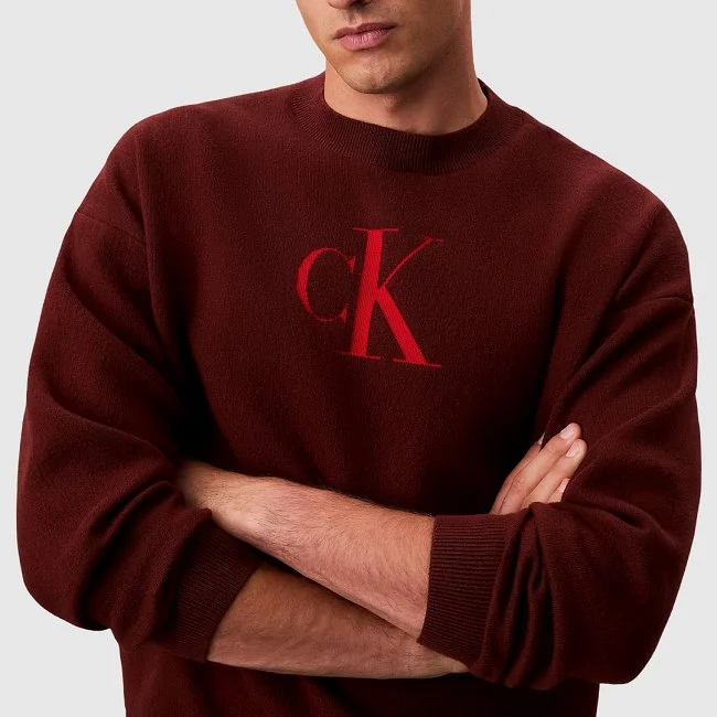 Sudadera Calvin Klein Burdeos Hombre