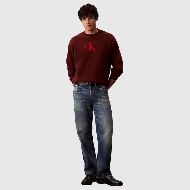 Sudadera Calvin Klein Burdeos Hombre