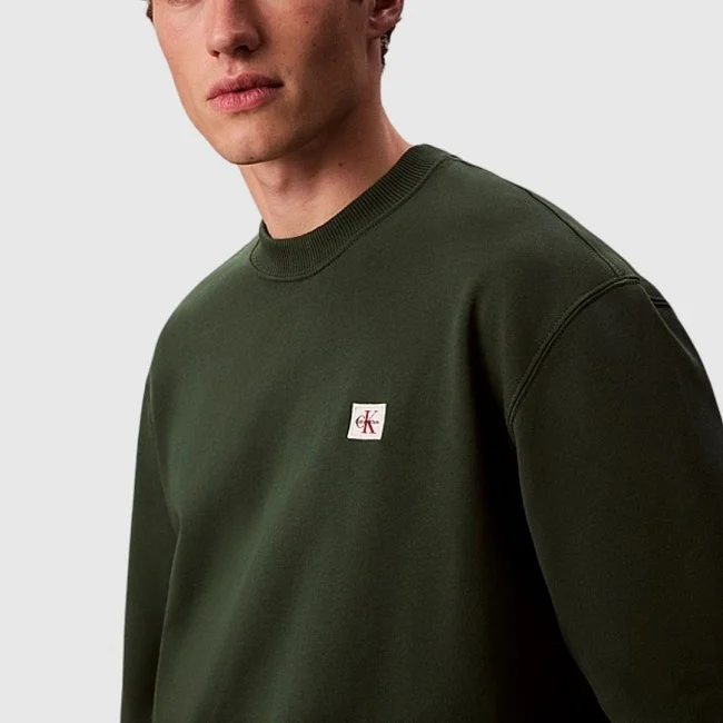 Sudadera Calvin Klein Verde Hombre