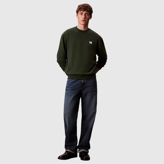 Sudadera Calvin Klein Verde Hombre