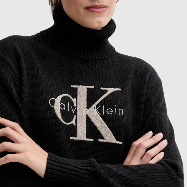 Jersey Calvin Klein Negro Mujer