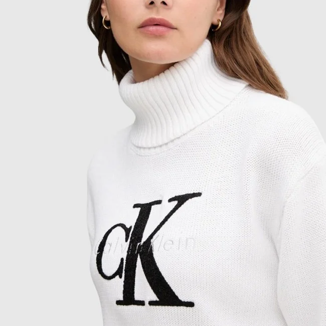 Jersey Calvin Klein Blanco Mujer