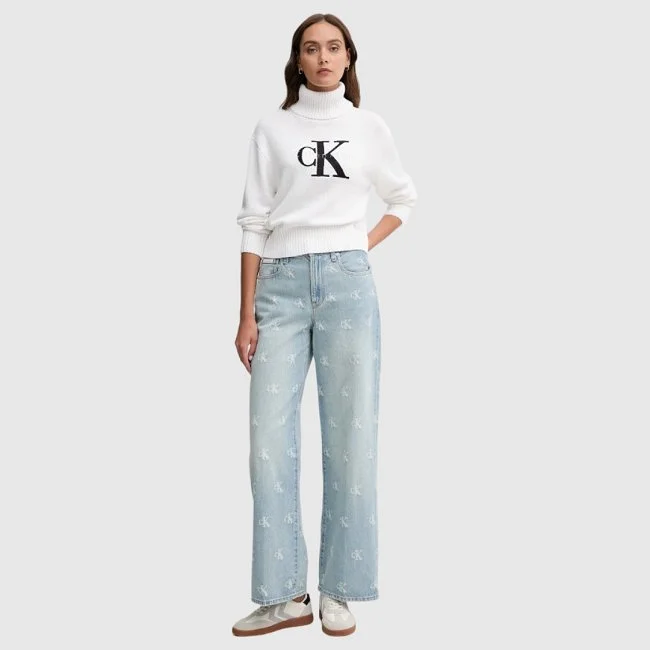 Jersey Calvin Klein Blanco Mujer