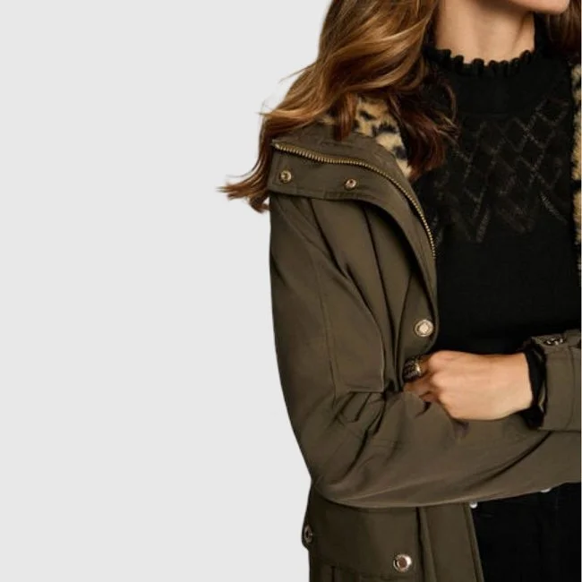 Chaqueta Morgan Kaki Mujer