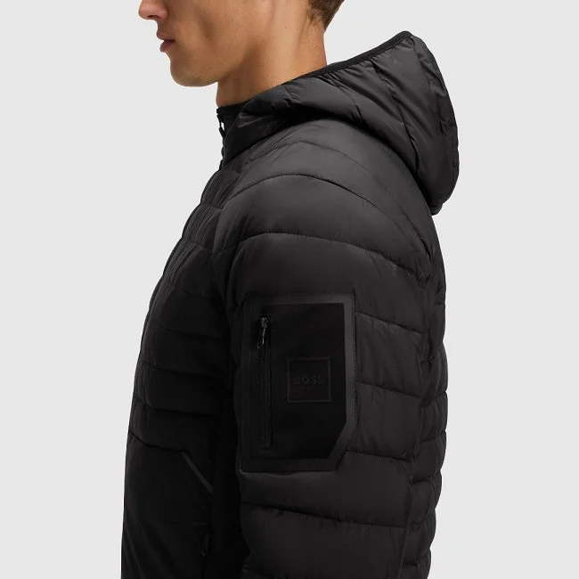 Chaqueta Boss Negra Hombre