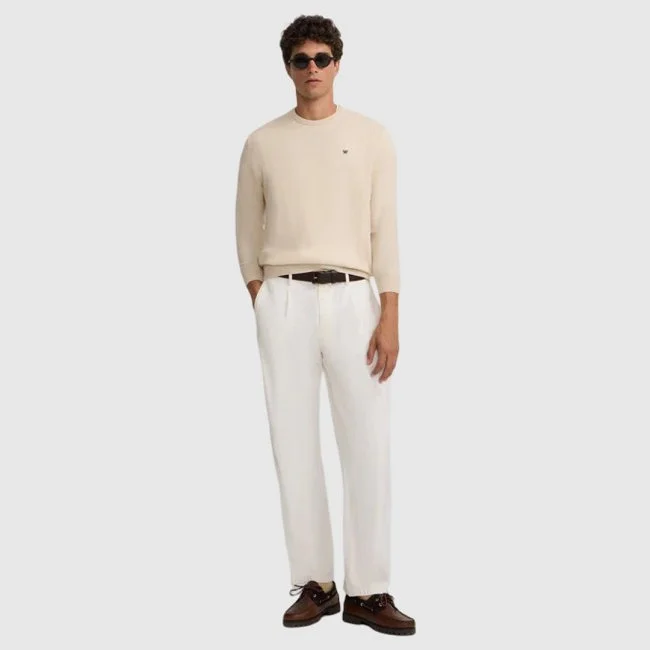 Jersey Silbon Beige Hombre