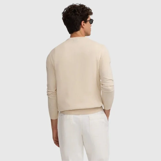 Jersey Silbon Beige Hombre