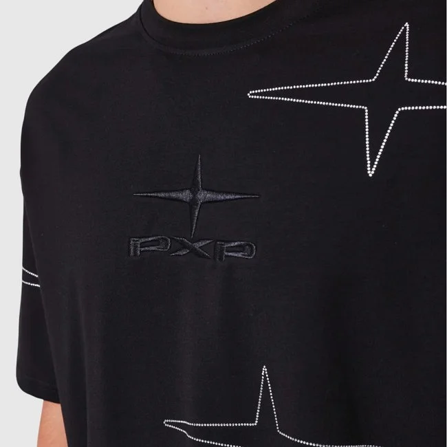 Camiseta Project x Paris Negra Hombre