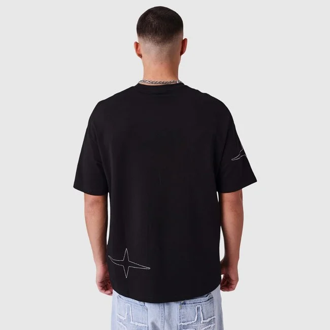 Camiseta Project x Paris Negra Hombre