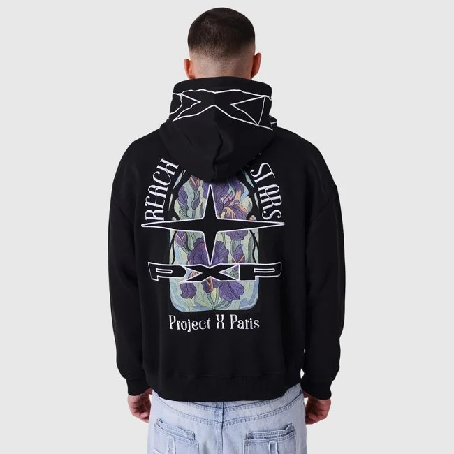 Sudadera Project x Paris Negra Hombre
